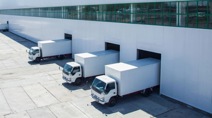 A distribution warehouse